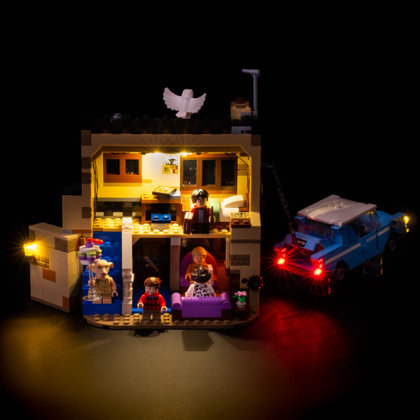 LED-Beleuchtung-Set für LEGO® Liguster Weg 4 / 4 Privet Drive #75968